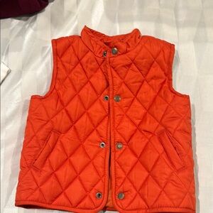 Janie and Jack Bright Orange Vest